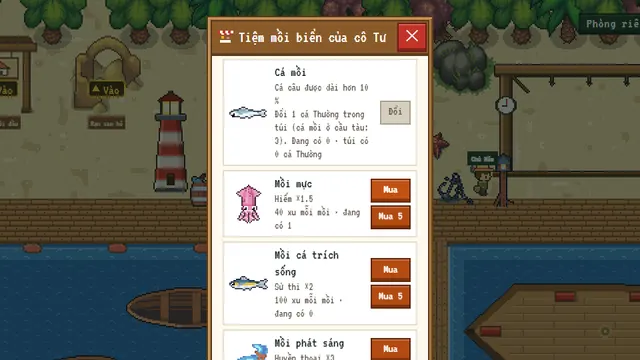 Auntie Tu's sea bait stall