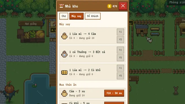 The barn: market, mill and guestbook