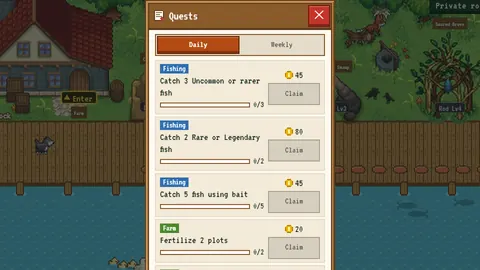 The daily quests