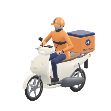 Xe tay ga RushGo, xoay 360 độ